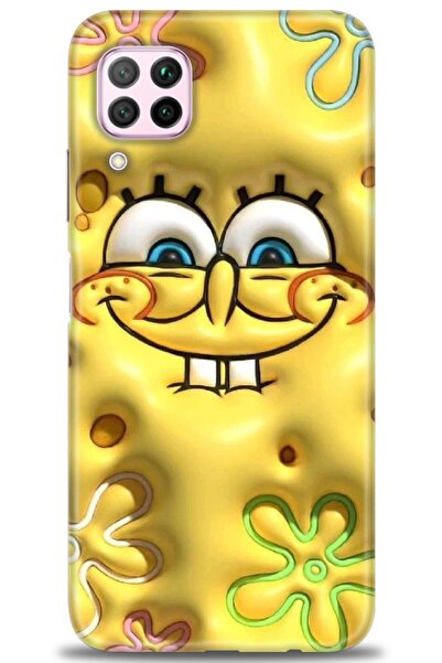 Rulet Aksesuar غطاء متوافق مع هاتف هواوي P40 لايت HD مطبوع - غطاء سيليكون بتص...