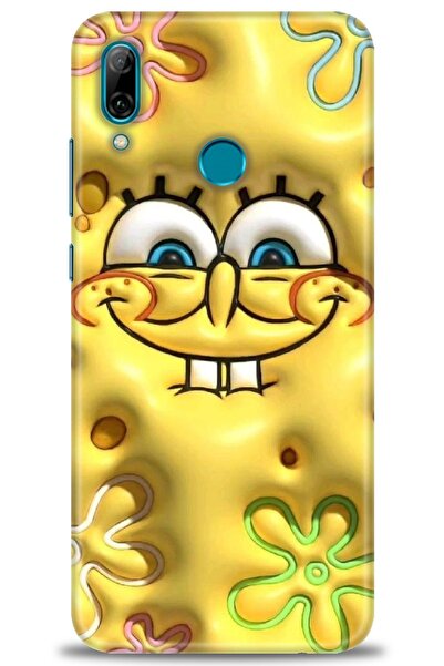 Rulet Aksesuar غطاء متوافق مع هاتف هواوي بي سمارت 2019 HD مطبوع - غطاء سيليكو...