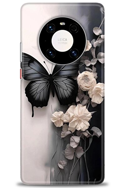 Rulet Aksesuar غطاء متوافق مع هاتف هواوي ميت 40 برو HD مطبوع - غطاء سيليكون م...