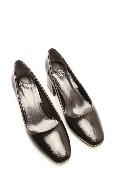 İDİL Black patent leather women's heels