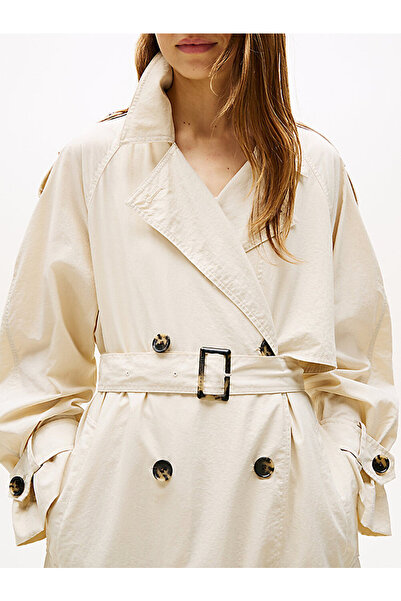 Tommy Hilfiger Women's Nylon Oversized Trench Coat