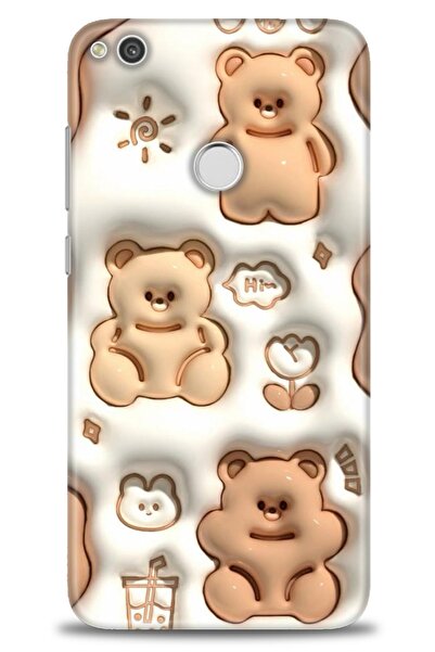 Rulet Aksesuar Huawei P9 Lite 2017 Uyumlu Kılıf HD Baskılı Kapak - Tasarım Si...