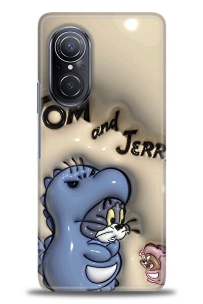 Rulet Aksesuar Huawei Nova 9 SE Uyumlu Kılıf HD Baskılı Kapak - Tasarım Silik...