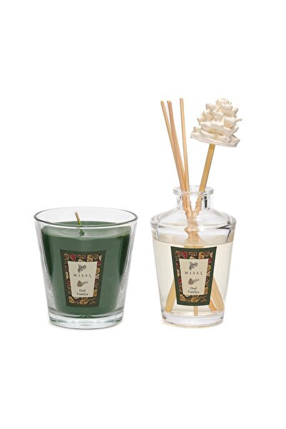 Missi Yılbaşı Oud Vanilya Sıcaklığı (Oda Kokusu&Vegan Mum Seti)