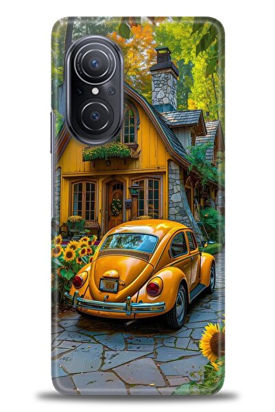 Rulet Aksesuar Huawei Nova 9 SE Uyumlu Kılıf HD Baskılı Kapak - Tasarım Silik...