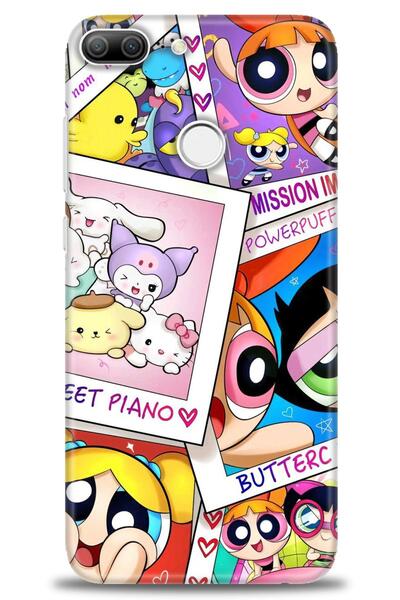 Rulet Aksesuar غطاء متوافق مع هاتف هواوي هونر 9 لايت HD مطبوع - غطاء سيليكون ...