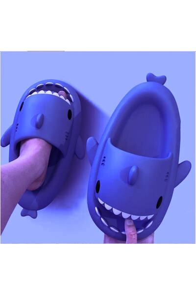 ADLUMUS Papuci pentru copii fetite si baietei, baby shark, Adlumus, albastru, 24-25 EU