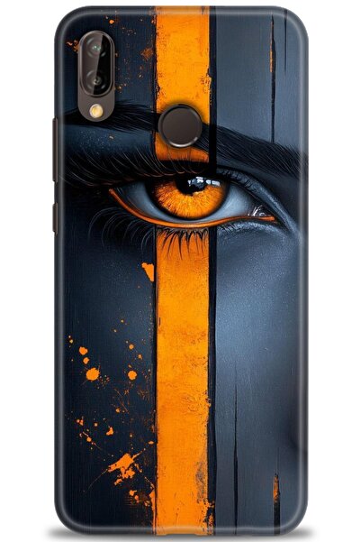 Rulet Aksesuar غطاء متوافق مع هاتف هواوي P20 لايت HD مطبوع - غطاء سيليكون مصم...