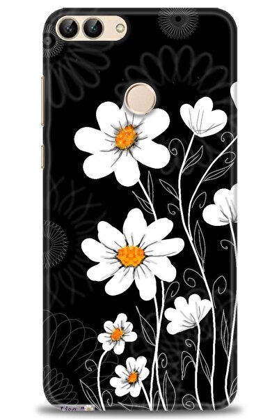 Rulet Aksesuar غطاء متوافق مع هاتف هواوي بي سمارت HD مطبوع - غطاء سيليكون مصم...