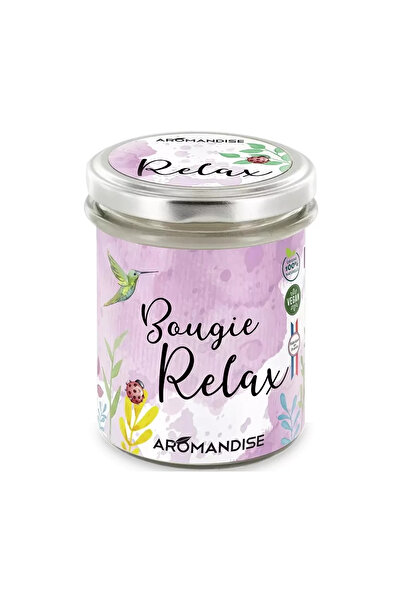 Aromandise Vonná sviečka Relax, vegánska, 150 g
