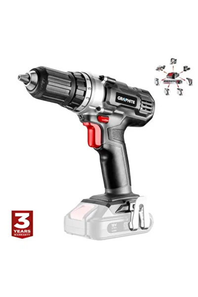 graphite Drill and Screwdriver Machine, 18V Li-ion, 13mm Energy