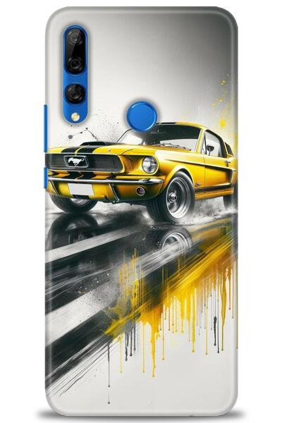 Rulet Aksesuar غطاء متوافق مع هاتف هواوي Y9 برايم 2019 HD مطبوع - غطاء سيليكو...