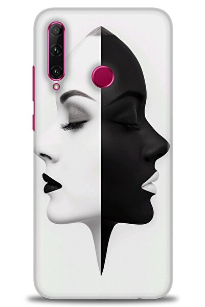 Rulet Aksesuar غطاء متوافق مع هاتف هواوي هونر 20 لايت HD مطبوع - غطاء سيليكون...