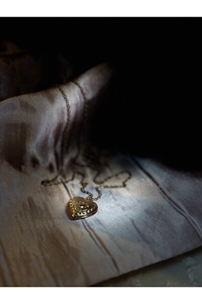 ZEYNEP KARACA Kalp Formlu Açılabilir Gold Kolye – Memory Heart Locket