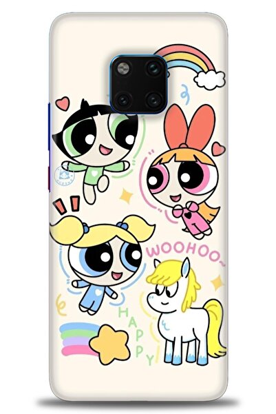 Rulet Aksesuar غطاء متوافق مع هاتف هواوي ميت 20 برو HD مطبوع - غطاء سيليكون م...