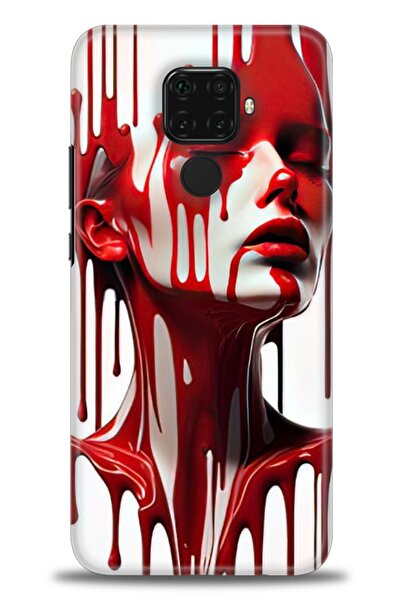 Rulet Aksesuar غطاء متوافق مع هاتف هواوي ميت 30 لايت HD مطبوع - غطاء سيليكون ...