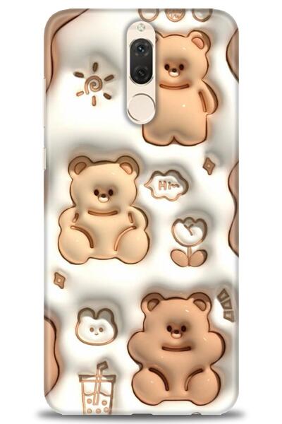 Rulet Aksesuar غطاء متوافق مع هاتف هواوي ميت 10 لايت HD مطبوع - غطاء سيليكون ...