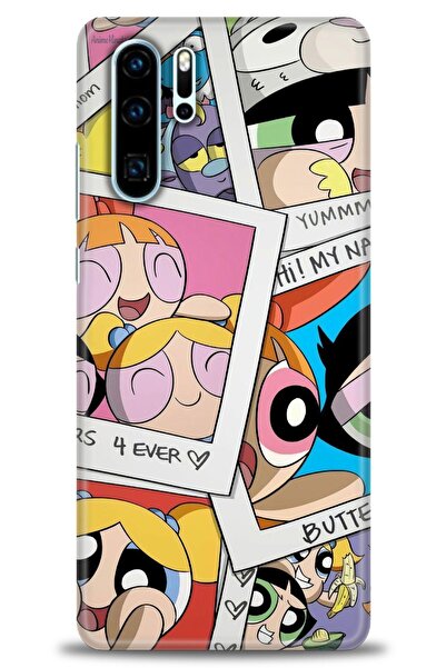 Rulet Aksesuar غطاء متوافق مع هاتف هواوي P30 Pro HD مطبوع - غطاء سيليكون بتصم...