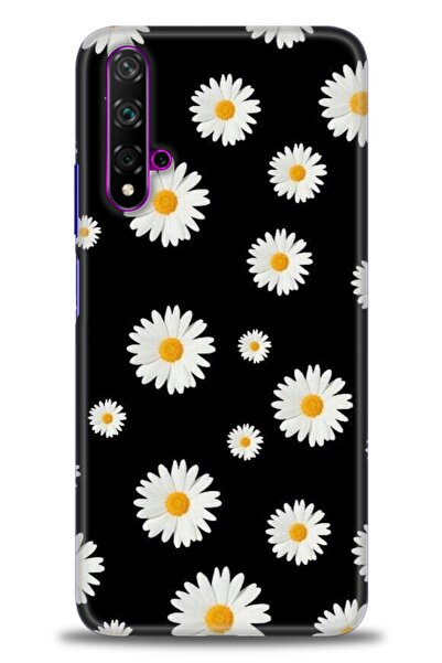 Rulet Aksesuar غطاء متوافق مع هاتف هواوي نوفا 5T HD مطبوع - غطاء سيليكون مصمم...