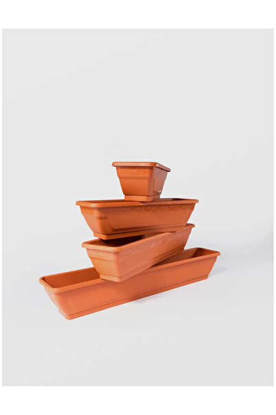 sterk Jardiniera lalea cu tavita, STERK, 100 X 16 X 19 cm, plastový Maro