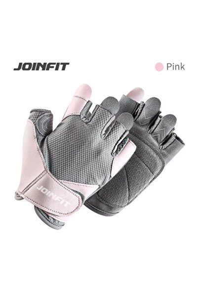 JOINFIT Fitness ve Ağırlık Eldiveni Large (Pembe) - Rahat ve Konforlu Tutuş