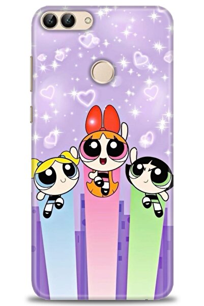 Rulet Aksesuar غطاء متوافق مع هاتف هواوي بي سمارت HD مطبوع - غطاء سيليكون بتص...