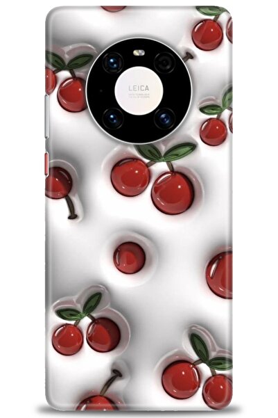 Rulet Aksesuar غطاء متوافق مع هاتف هواوي ميت 40 برو HD مطبوع - غطاء سيليكون م...