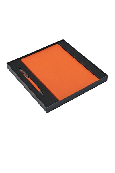 Halk Kitabevi Boxed soft leather notebook and roller pen