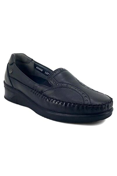 Forelli Erva Leather Anatomical Casual Shoes-Black