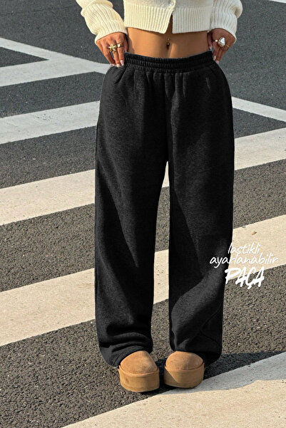 BSBSPOR Χειμώνας επένδυση fleece Ανδρικά Γυναικεία Φαρδιά Ρούχα Ρυθμιζόμενα Φαρδιά Φούτερ Παντελόνια Jogger