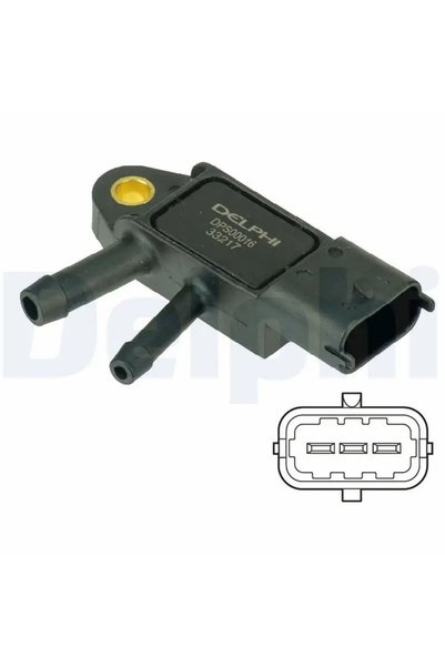 DELPHİ DPS00016 Egzoz Basinc Sensoru 1821553SA0 1859067JB0000 2082700Q0G