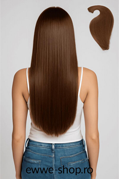EWWE Extensii de păr 100% Remy cu bandă adezivă 60 cm - Ciocolatiu deschis