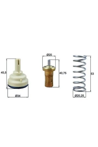 MAHLE TX20980D Termostat 03C121110R