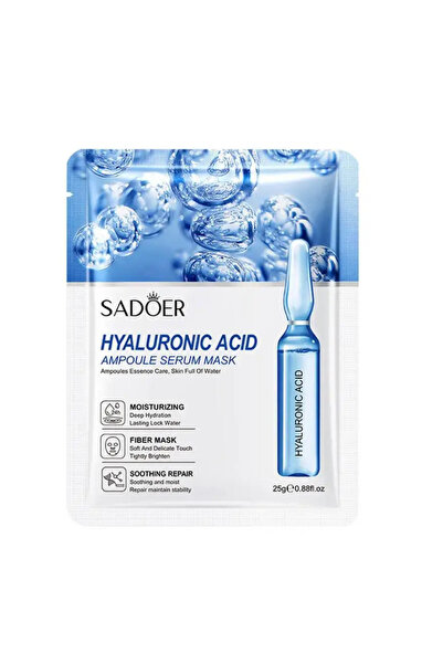 SADOER Sadar Anti-Aging Hydrating Mask Hyaluronic Acid – Skin Whitening Facial Mask, (5 Pcs Pack)