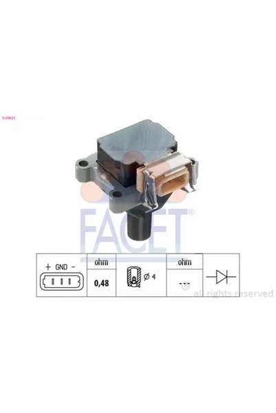FACET 96062S Bobin 12131317232 12131317585 12131402440 Uyumlu