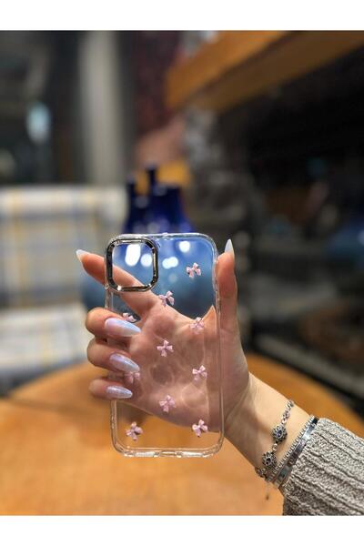 ZLTECH iPhone 12 Pro Max Uyumlu Fiyonk Desenli Darbeye Karşı Dayanıklı Kılıf ...