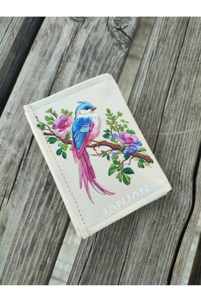 JANJAN Sports Wallet, Unisex Wallet with Velcro, Zipper, Keychain, Coin Compartment, Fabric Wallet