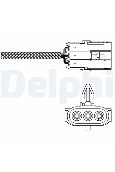 DELPHİ ES1099212B1 Oksijen Sensoru 7700872878