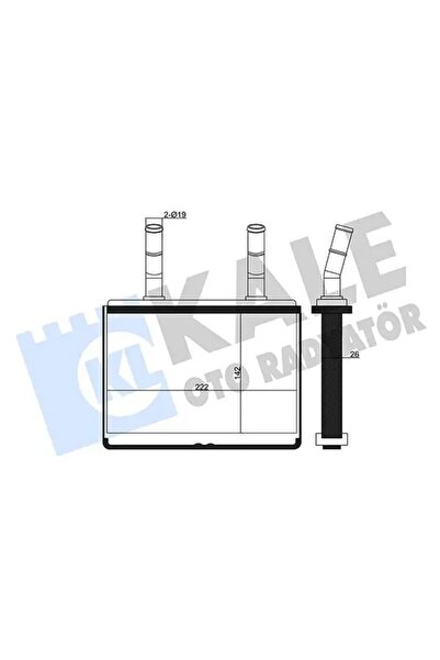 KALE 358635 Kalorifer Petegi Uyumlu 973184F000