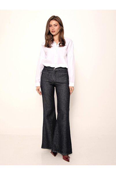 Coral Ön Arka Cepli Kot Pantolon 17659 Lacivert