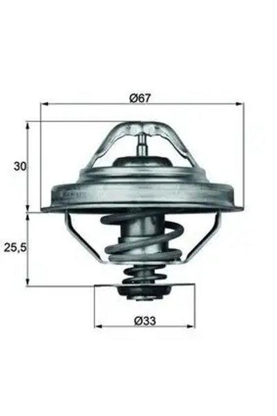MAHLE TX2892D Termostat 11232241628 11531468057 11531712043