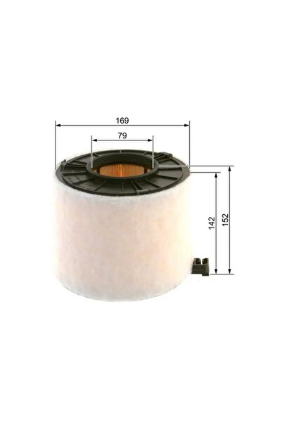 Bosch فلتر هواء F026400422 8W0133843A