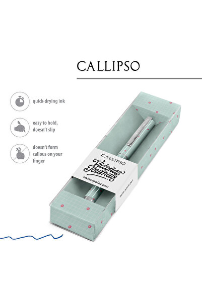 Victoria's Journals قلم حبر جاف كاليبسو 0.7 مم أزرق 2185