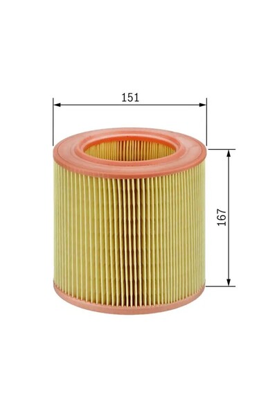 Bosch F026400027 Air Filter 4F0133843A