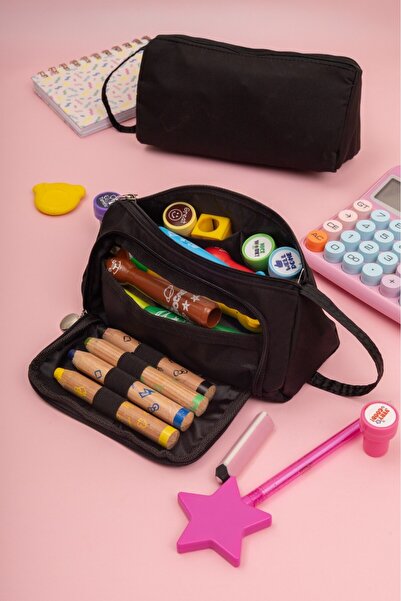 Areos حقيبة أقلام متعددة الأقسام ذات سعة كبيرة لطلاب المدارس الابتدائية والثا...