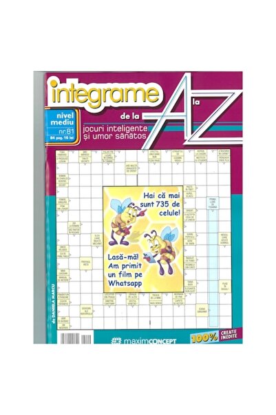 Maxim Grup Încrucișate de la A la Z nr. 81 - Nivel intermediar