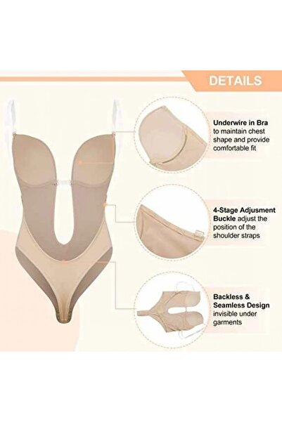 VEYA Specially designed corset for open dresses, open corset with transparent laces