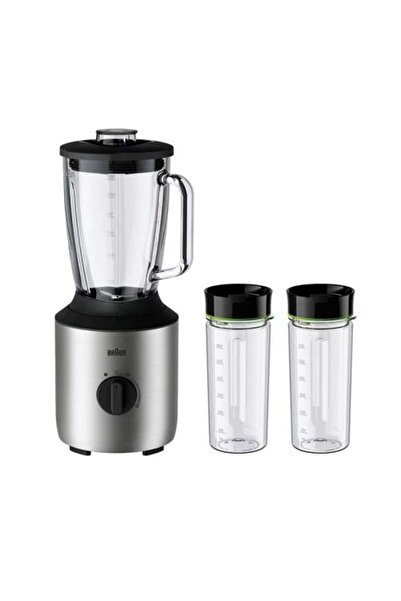 Braun Braun Blender 800 Watts 1.5 Liters Stainless Steel Glass JB3272SI