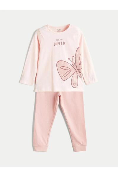 LC Waikiki تي شيرت وبنطلون رياضي للفتيات الصغيرات (W5)