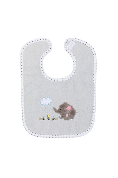 Fillikid Bavetă din bumbac 25x32 cm Elefant gri